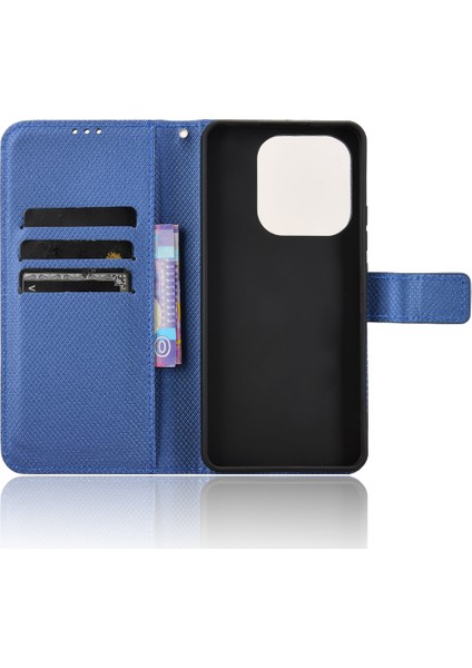 Xiaomi Redmi Note 14 Pu Deri Cüzdan Telefon Kapağı (Yurt Dışından)
