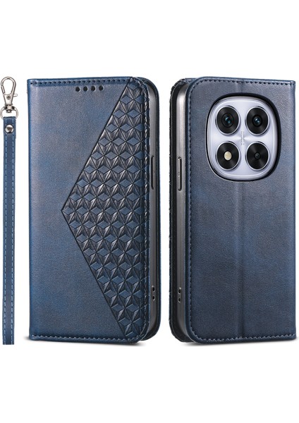 Xiaomi Redmi Note 14 Pro 5g Buzağı Dokulu Pu Deri Telefon Kılıfı (Yurt Dışından)
