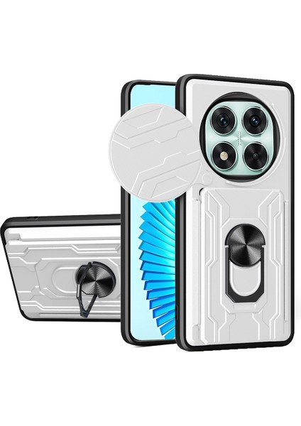 Xiaomi Redmi Note 14 Pro 5g Pc+Tpu Kickstand Telefon Arka Kapak, Kamera Kaydırıcılı (Yurt Dışından)