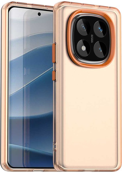 Xiaomi Redmi Note 14 Pro 5g Pc+Tpu+Pet Mat Düşmeyi Önleyici Telefon Arka Kapağı (Yurt Dışından)