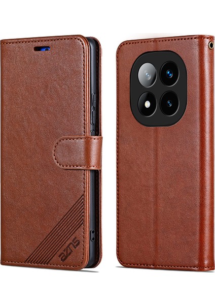 Xiaomi Redmi Note 14 Pro Plus 5g Çizilmez Pu Deri Standlı Cüzdan Telefon Kapağı (Yurt Dışından)