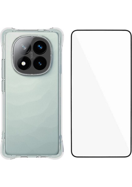 Xiaomi Redmi Note 14 Pro Plus 5g Tpu Kılıf Temperli Cam Filmli Telefon Kapağı (Yurt Dışından)