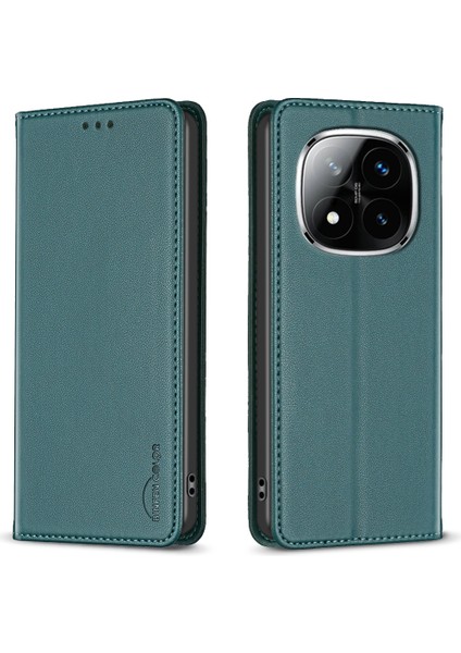 Xiaomi Redmi Note 14 Pro Plus 5g / Note 14 Pro 5g Deri Kart Yuvaları Telefon Kapağı (Yurt Dışından)