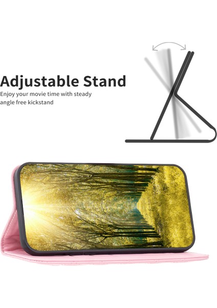 Xiaomi Redmi Note 14 Pro Plus 5g / Note 14 Pro 5g Kart Yuvaları Eşkenar Dörtgen Deri Kapak (Yurt Dışından)