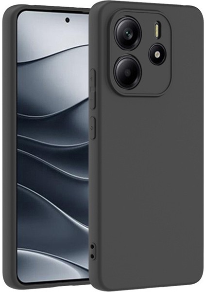 Xiaomi Redmi Note 14 Temperli Camlı Tpu Kılıf Mat Arka Kapak (Yurt Dışından)