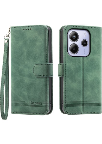 Xiaomi Redmi Note 14 Deri Cüzdan Telefon Kılıfı (Yurt Dışından)