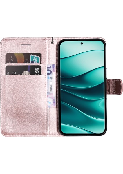 Xiaomi Redmi Note 14 Pro Plus 5g / Note 14 Pro 5g Deri Telefon Kılıfı Cüzdan Standı (Yurt Dışından)