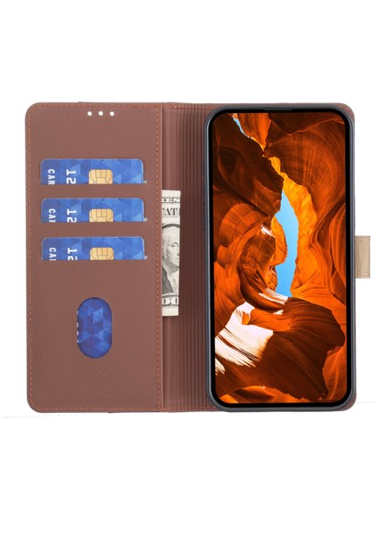 Xiaomi Redmi Note 14 Deri Rfıd Engelleme Telefon Kapağı (Yurt Dışından)