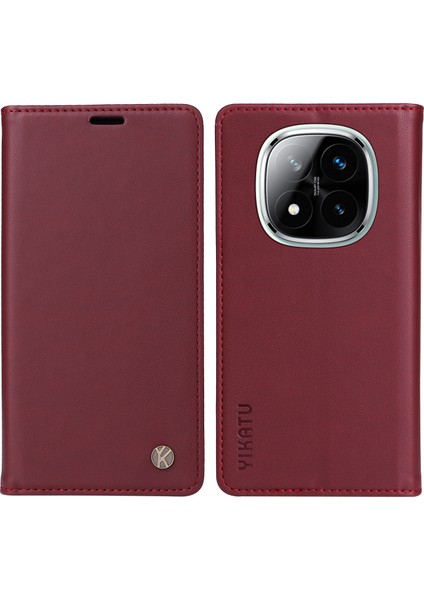 Xiaomi Redmi Note 14 Pro Plus 5g / Note 14 Pro 5g Standı Deri Güçlü Manyetik Kapatma Telefon Kapağı (Yurt Dışından)