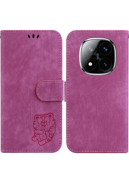 Xiaomi Redmi Note 14 Pro 5g Cüzdan Kılıf Deri Darbeye Dayanıklı Telefon Kapağı (Yurt Dışından)