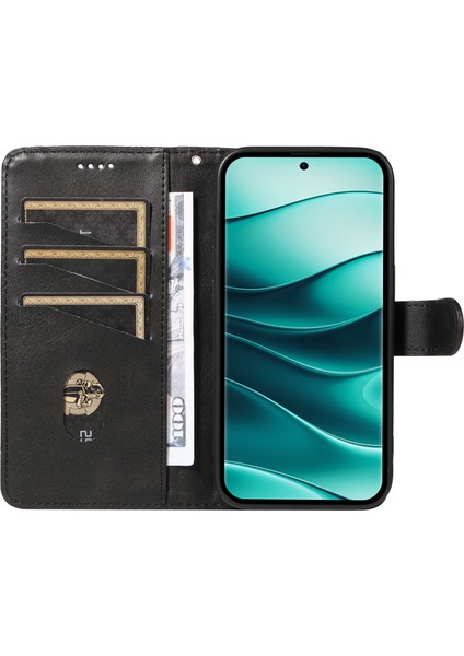 Xiaomi Redmi Note 14 Pro Plus 5g / Note 14 Pro 5g Flip Cüzdan T Şeklinde Çizgiler Deri Telefon Kapağı (Yurt Dışından) fiyatları