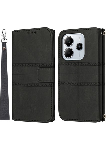 Xiaomi Redmi Note 14 Cüzdan Cilt Dokunuşlu Deri Telefon Kılıfı (Yurt Dışından)