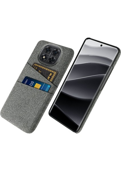 Xiaomi Redmi Note 14 Pro 5g Kumaş + Çift Kart Yuvalı Sert Pc Telefon Kapağı (Yurt Dışından)