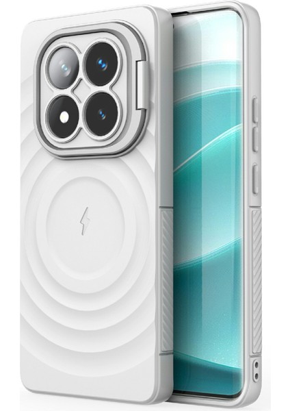 Xiaomi Redmi Note 14 Pro 5g Pc Kickstand Dalgalanma Doku Tpu Telefon Kapağı Magsafe ile Uyumlu (Yurt Dışından) fiyatları