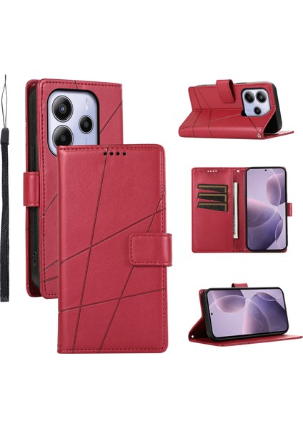 Xiaomi Redmi Note 14 Telefon Kılıfı Deri Cüzdan Kapağı (Yurt Dışından)