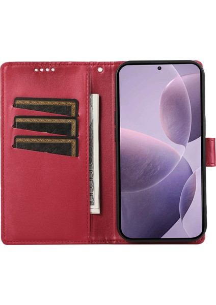 Xiaomi Redmi Note 14 Telefon Kılıfı Deri Cüzdan Kapağı (Yurt Dışından)