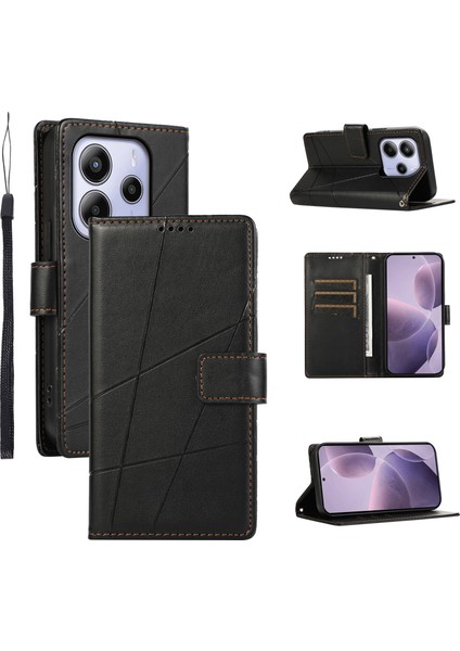 Xiaomi Redmi Note 14 Telefon Kılıfı Deri Cüzdan Kapağı (Yurt Dışından)