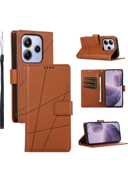 Xiaomi Redmi Note 14 Telefon Kılıfı Deri Cüzdan Kapağı (Yurt Dışından)