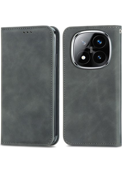 Xiaomi Redmi Note 14 Pro Plus 5g Cilt Dokunmatik Duygu Deri Kart Tutucu Telefon Kapağı (Yurt Dışından)