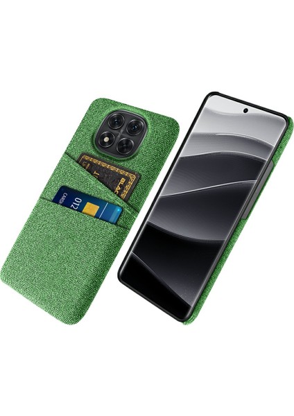 Xiaomi Redmi Note 14 Pro 5g Kumaş + Çift Kart Yuvalı Sert Pc Telefon Kapağı (Yurt Dışından)