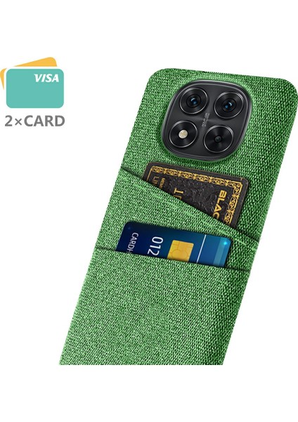 Xiaomi Redmi Note 14 Pro 5g Kumaş + Çift Kart Yuvalı Sert Pc Telefon Kapağı (Yurt Dışından)
