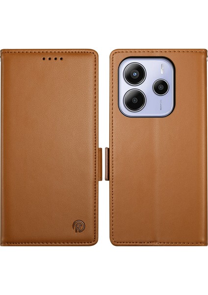 Xiaomi Redmi Note 14 Standlı Kılıf Pu Deri Cüzdan Telefon Kapağı (Yurt Dışından)