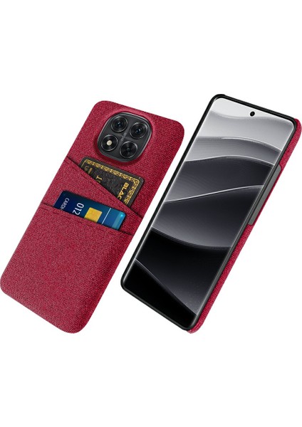 Xiaomi Redmi Note 14 Pro 5g Kumaş + Çift Kart Yuvalı Sert Pc Telefon Kapağı (Yurt Dışından)