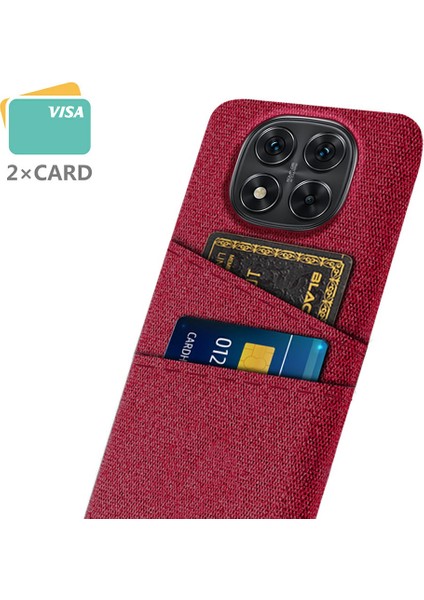 Xiaomi Redmi Note 14 Pro 5g Kumaş + Çift Kart Yuvalı Sert Pc Telefon Kapağı (Yurt Dışından)