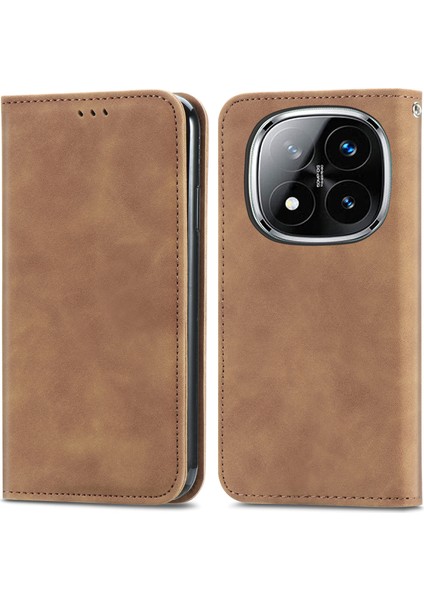 Xiaomi Redmi Note 14 Pro Plus 5g Cilt Dokunmatik Duygu Deri Kart Tutucu Telefon Kapağı (Yurt Dışından)
