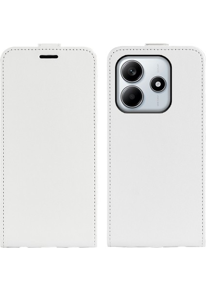 Xiaomi Redmi Note 14 Kart Yuvalı Dikey Çevirme Deri Telefon Kapağı (Yurt Dışından)