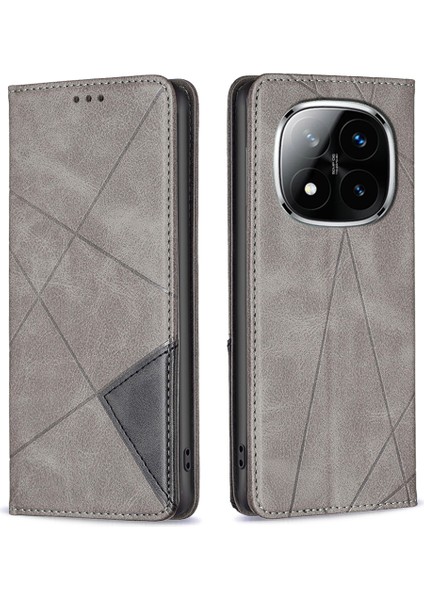 Xiaomi Redmi Note 14 Pro Plus 5g / Note 14 Pro 5g Kart Yuvaları Deri Telefon Kapağı (Yurt Dışından)