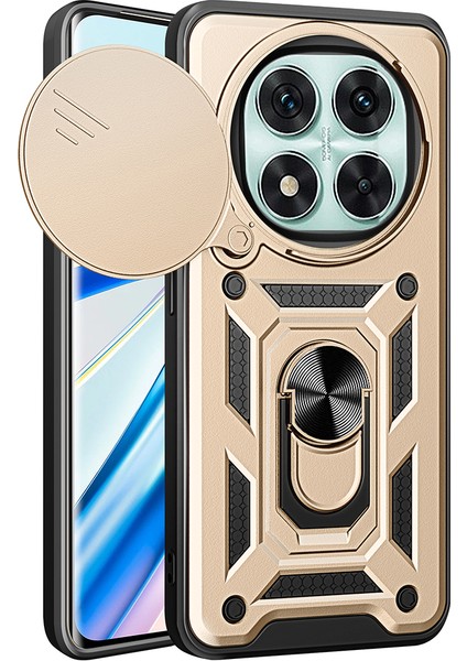Xiaomi Redmi Note 14 Pro 5g Pc+Tpu Kickstand Telefon Kapağı, Slayt Kamera Kapaklı (Yurt Dışından)