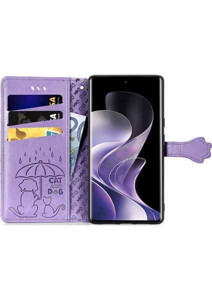 Xiaomi Redmi Note 14 Pro Plus 5g Deri Cüzdan Çevirmeli Telefon Kapağı (Yurt Dışından)