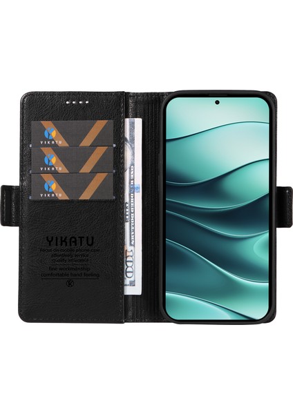 Xiaomi Redmi Note 14 Pro Plus 5g / Note 14 Pro 5g Litchi Doku Pu Deri Telefon Kapağı (Yurt Dışından)