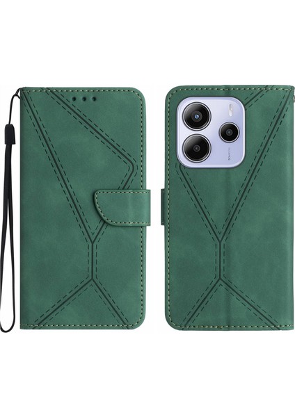 Xiaomi Redmi Note 14 Pu Deri Flip Telefon Kapağı (Yurt Dışından)