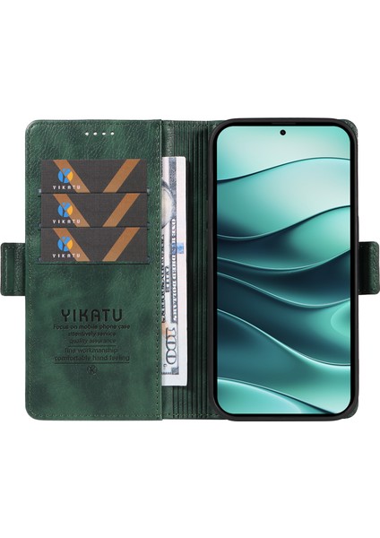 Xiaomi Redmi Note 14 Pro Plus 5g / Note 14 Pro 5g Litchi Doku Pu Deri Telefon Kapağı (Yurt Dışından)