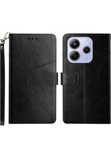 Xiaomi Redmi Note 14 Deri Telefon Kılıfı (Yurt Dışından)