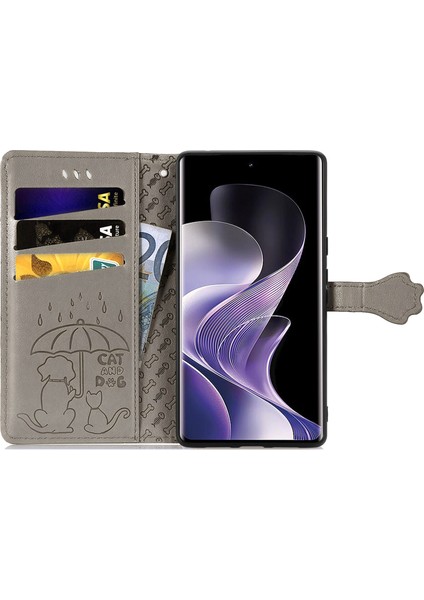 Xiaomi Redmi Note 14 Pro Plus 5g Deri Cüzdan Çevirmeli Telefon Kapağı (Yurt Dışından)