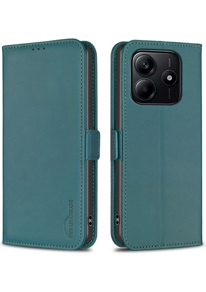 Xiaomi Redmi Note 14 Pu Deri Flip Folyo Telefon Cüzdan Kapağı (Yurt Dışından)