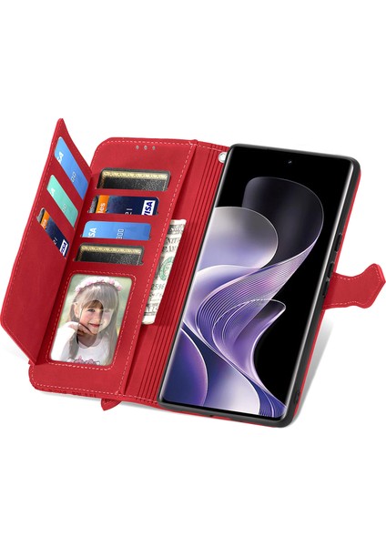 Xiaomi Redmi Note 14 Pro Plus 5g Fermuar Cüzdan Pu Deri Telefon Kapağı (Yurt Dışından)