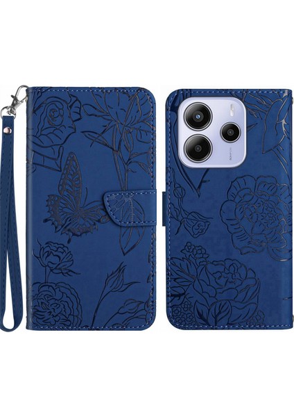 Xiaomi Redmi Note 14 Askılı Deri Telefon Kılıfı (Yurt Dışından)