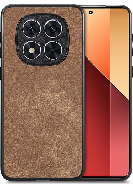 Xiaomi Redmi Note 14 Pro 5g Retro Deri + Tpu Darbeye Dayanıklı Koruyucu Telefon Kapağı (Yurt Dışından)