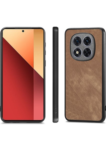 Xiaomi Redmi Note 14 Pro 5g Retro Deri + Tpu Darbeye Dayanıklı Koruyucu Telefon Kapağı (Yurt Dışından)