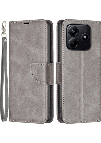 Xiaomi Redmi Note 14 Cüzdan Kart Yuvaları ile Darbeye Dayanıklı Pu Deri Kapak (Yurt Dışından)