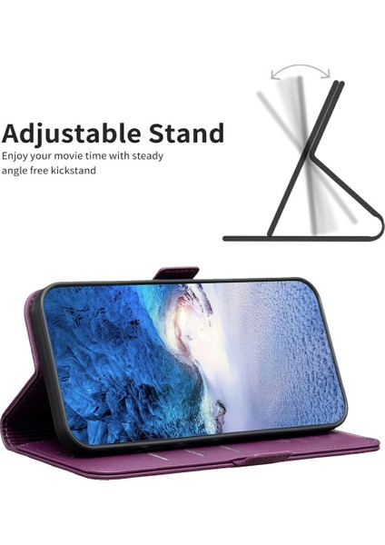 Xiaomi Redmi Note 14 Pu Deri Flip Folyo Telefon Cüzdan Kapağı (Yurt Dışından)