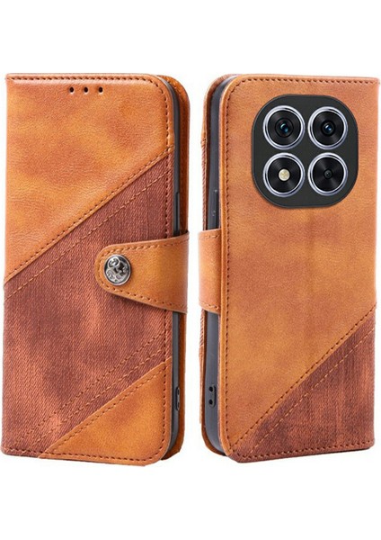 Xiaomi Redmi Note 14 Pro 5g Ekleme Doku Deri Telefon Kapağı (Yurt Dışından)