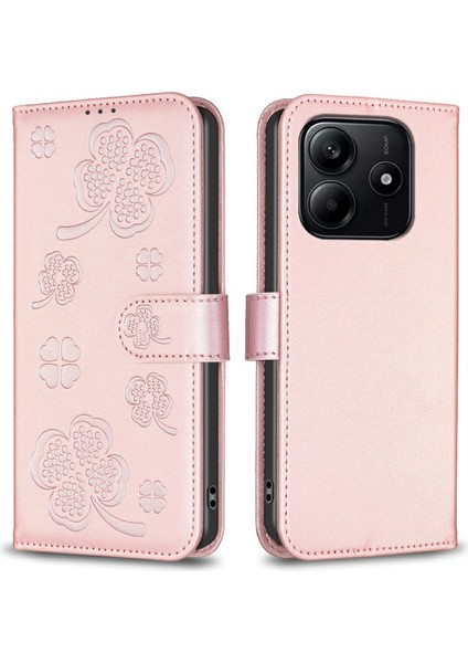 Xiaomi Redmi Note 14 Cüzdan Standı Görünümü Deri Telefon Kapağı (Yurt Dışından)