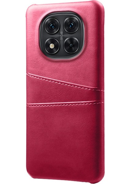Xiaomi Redmi Note 14 Pro 5g Çift Kart Yuvaları Pu Deri + Sert Pc Telefon Kapağı (Yurt Dışından)