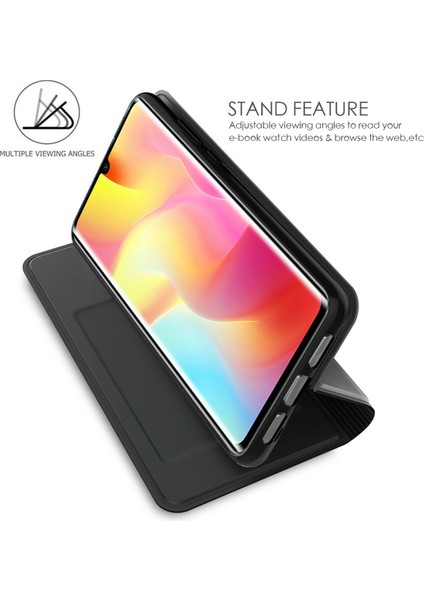 Xiaomi Redmi Note 14 Pro Plus 5g Pu Deri Telefon Kapağı Kart Tutucu Standı Manyetik Kapatma ile (Yurt Dışından)