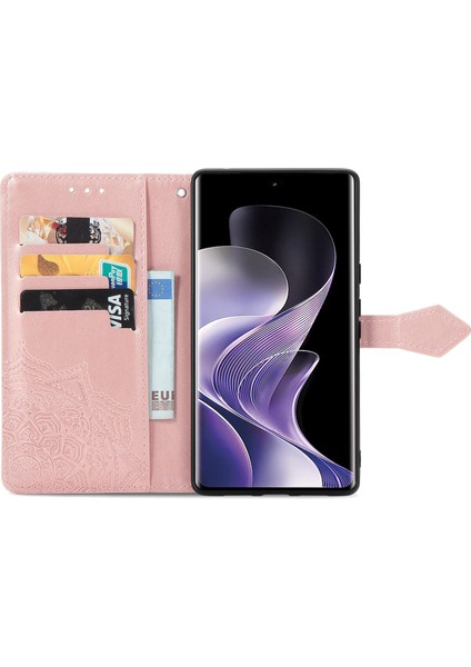 Xiaomi Redmi Note 14 Pro Plus 5g Cüzdan Kılıf Deri Telefon Kapağı Standı Görünümü (Yurt Dışından)